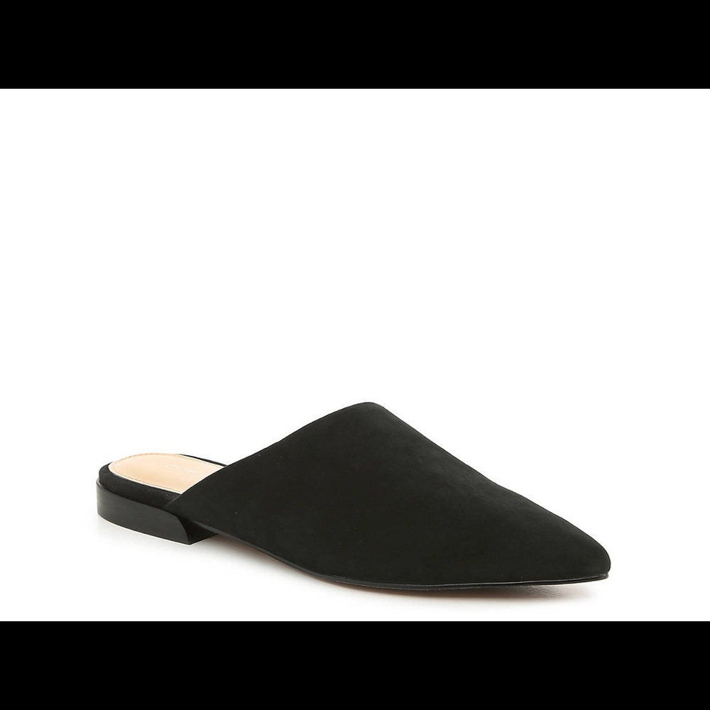 Com & Sen Black Flat Carlita Mules